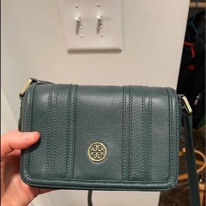 Tory Burch green small crossbody.